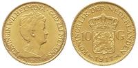10 guldenów 1917, Utrecht, złoto 6.72 g, Fr. 349