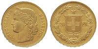 20 franków 1896, typ Helvetia, złoto 6.45 g