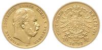 10 marek 1873/B, Hanower, złoto 3.94 g, Jaeger 2