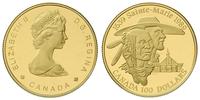 100 dolarów 1989, Santa Maria, złoto 13.35 g, pi