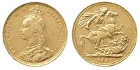 funt 1888/M, Melbourne, złoto 7.98 g