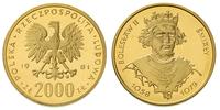 2.000 złotych 1981, Bolesław II Śmiały, złoto 8.