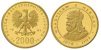 2.000 złotych 1981, Władysław I Herman, złoto 8.