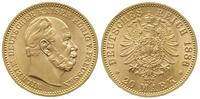 20 marek 1886/A, Berlin, złoto 7.96 g, bardzo ła
