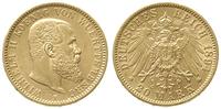20 marek 1894/F, Stuttgart, złoto 79.3 g, J. 296