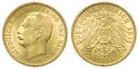 20 marek 1911, Karlsruhe, złoto 7.93 g, Jaeger 1