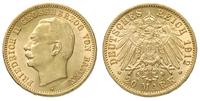20 marek 1912, Karlsruhe, złoto 7.93 g, Jaeger 1