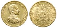 20 marek 1914, Berlin, Cesarz w mundurze, złoto 