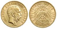 20 marek 1894, Muldenhütten, złoto 7.91 g, Jaege