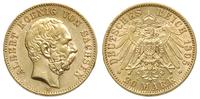 20 marek 1895, Muldenhütten, złoto 7.93 g, Jaege