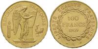 100 franków 1909/A, Paryż, złoto 32.27 g