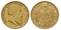10 marek 1906, Karlsruhe, złoto 3.97 g, J.190