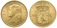 10 guldenów 1897, Utrecht, złoto 6.72 g, piękne
