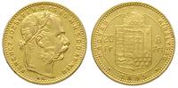 20 franków = 8 forintów 1885, Kremnica, złoto 6.