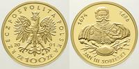100 złotych 2001, Jan III Sobieski, złoto 8.01 g