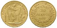 20 franków 1877/A, Paryż, złoto 6.44 g