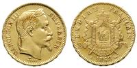 20 franków 1863/A, Paryż, złoto 6.43 g
