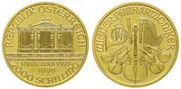 2.000 szylingów 1996, złoto 31.14 g, piękne