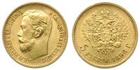 5 rubli 1898 / AG, Petersburg, złoto 4.29 g, Kaz