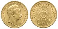 20 marek 1905/J, Hamburg, złoto 7.96 g, J. 252
