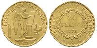 20 franków 1873 / A, Paryż, złoto 6.44 g, Fr. 59