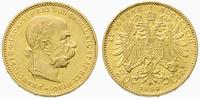 20 koron 1893, złoto 6.75 g