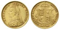 1/2 funta 1892, złoto 3.99 g