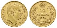 10 dinarów 1882, złoto 3.20 g