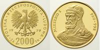 2.000 złotych 1979, Mieszko I, złoto 8.08 g, ład