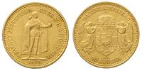 10 koron 1892, złoto 3.36 g