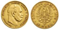 10 marek 1878/A, Berlin, złoto 3.91 g, Jaeger 24