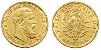 20 marek 1888/A, Berlin, złoto 7.94 g, ładne, Ja