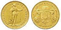 10 koron 1910, złoto 3.38 g