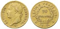 20 franków 1812/A, Paryż, złoto 6.36 g