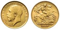 1/2 funta 1913, Londyn, złoto 3,98 g, Friedberg 