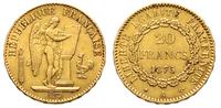 20 franków 1875/A, Paryż, złoto 6,43 g, Friedber