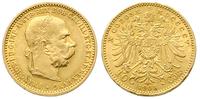 10 koron 1905, Wiedeń, złoto 3.39 g