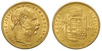 20 franków = 8 forintów 1890, Kremnica, złoto 6.