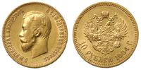 10 rubli 1904 АР, Petersburg, piękne, złoto 8.59