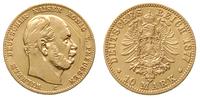 10 marek 1877/C, Frankfurt, złoto 3.92 g, na awe