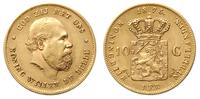 10 guldenów 1875, Utrecht, złoto 6.70, ładnie za