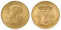 10 guldenów 1897, Utrecht, złoto 6.71 g, wyśmien