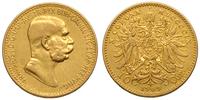 10 koron 1909, Wiedeń, złoto 3.37 g