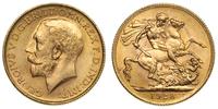 1 funt 1928 / SA, Pretoria, złoto 7.97 g