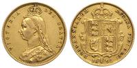 1/2 funta 1892, złoto 3.97 g, Fr. 393