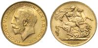 1 funt  1928/SA, Pretoria, patyna, złoto 7.98 g