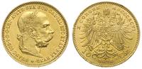 10 koron  1896, Wiedeń, złoto 3.39 g