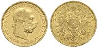 10 koron  1905, Wiedeń, złoto 3.38 g