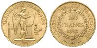 20 franków 1893/A, Paryż, złoto 6.45 g