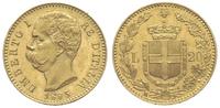 20 lirów 1893 / R, Rzym, złoto 6.44 g